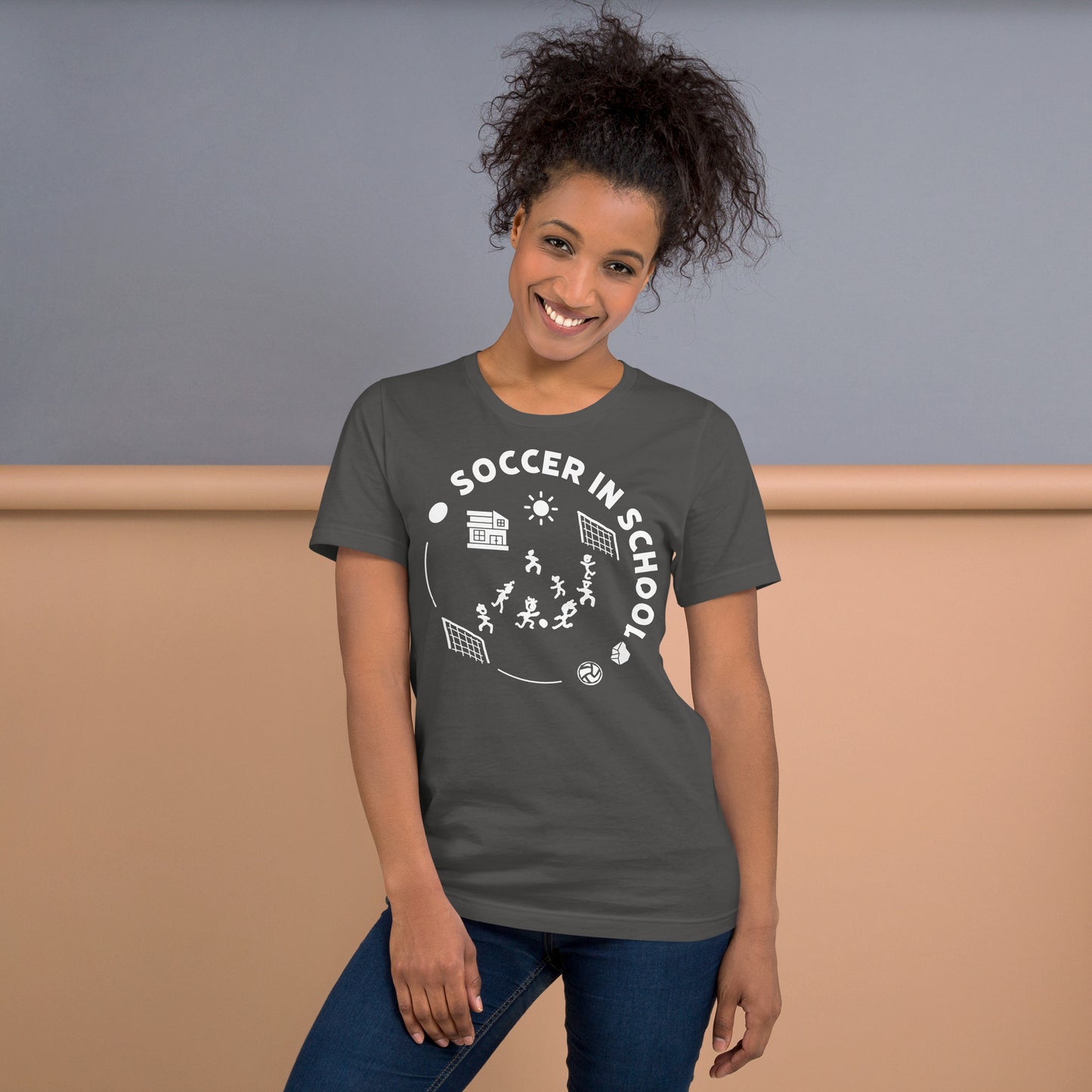 Soccer in School Tribal Soccer Tee