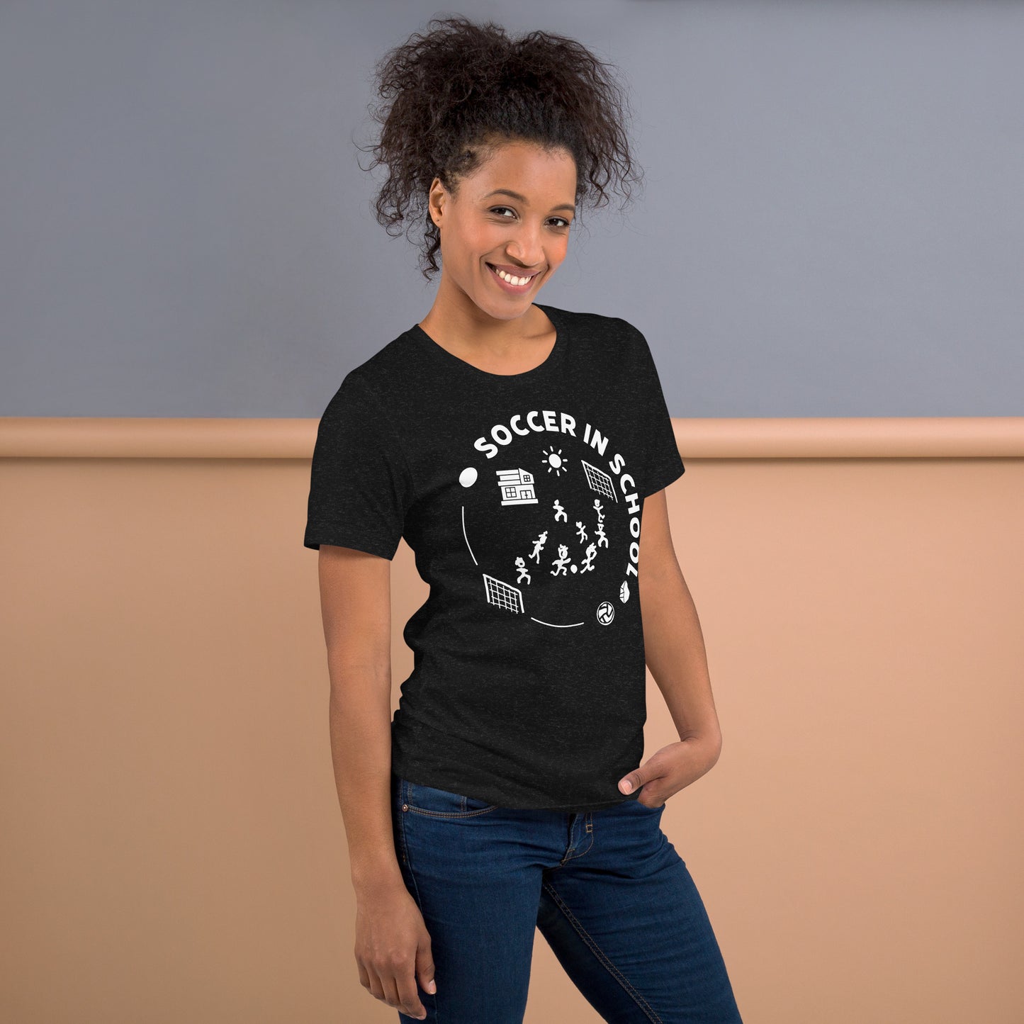 Soccer in School Tribal Soccer Tee