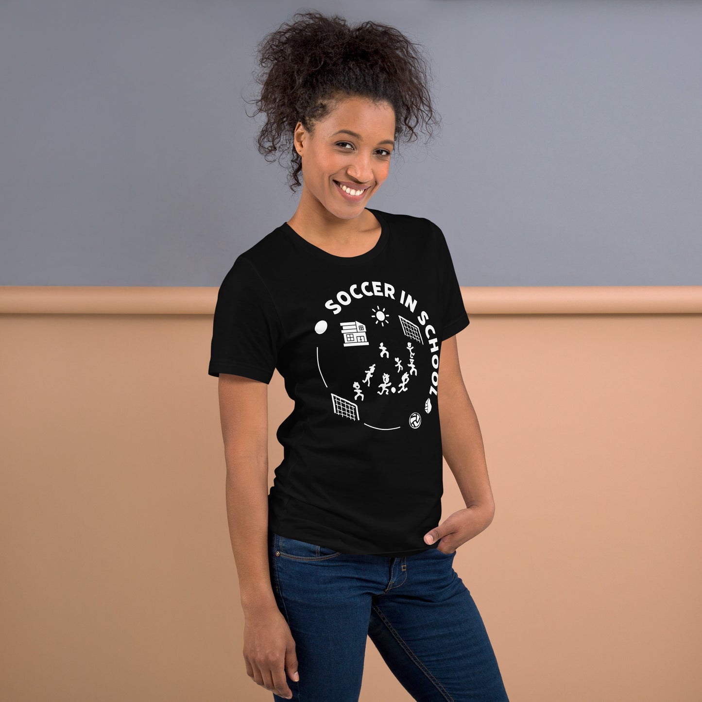 Soccer in School Tribal Soccer Tee