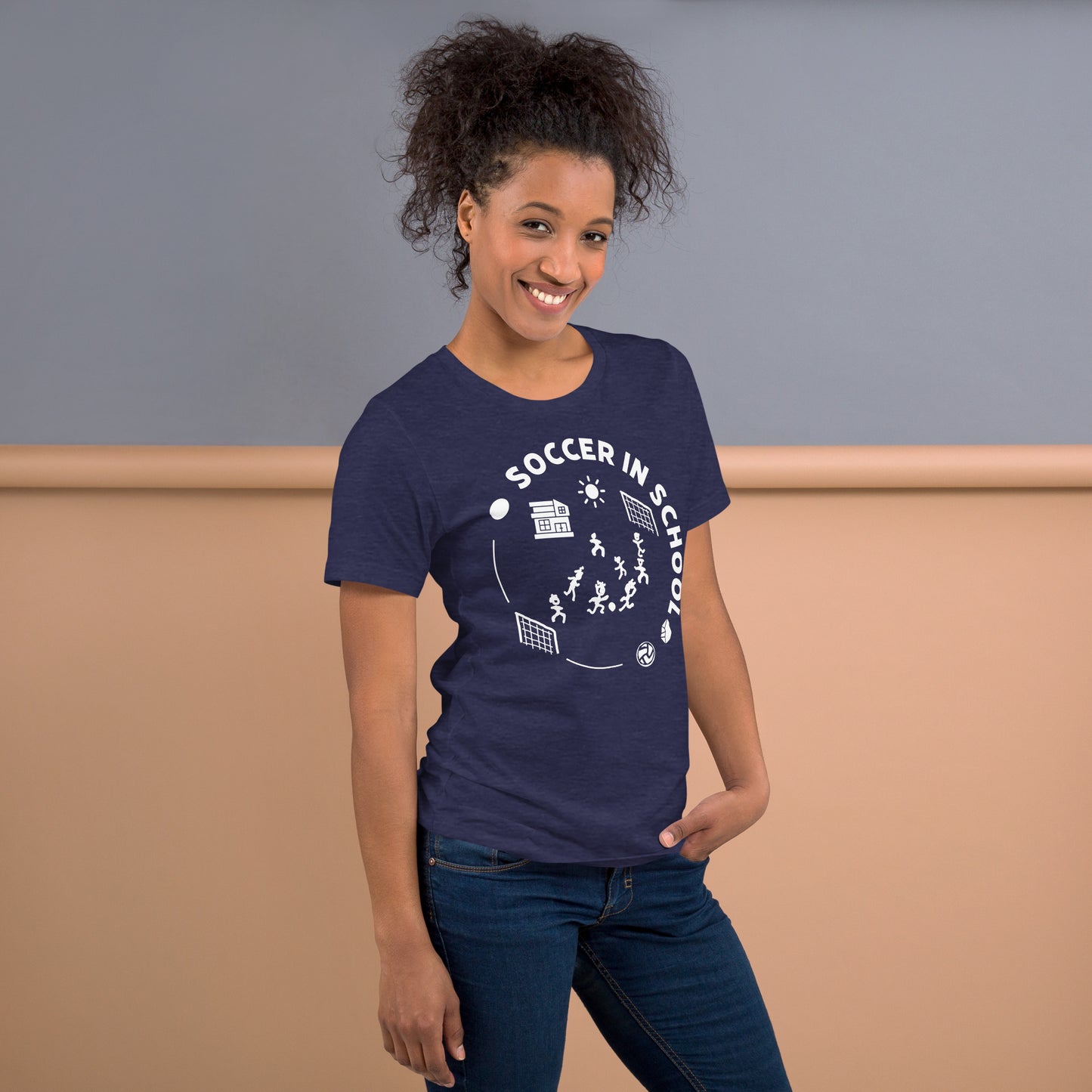 Soccer in School Tribal Soccer Tee