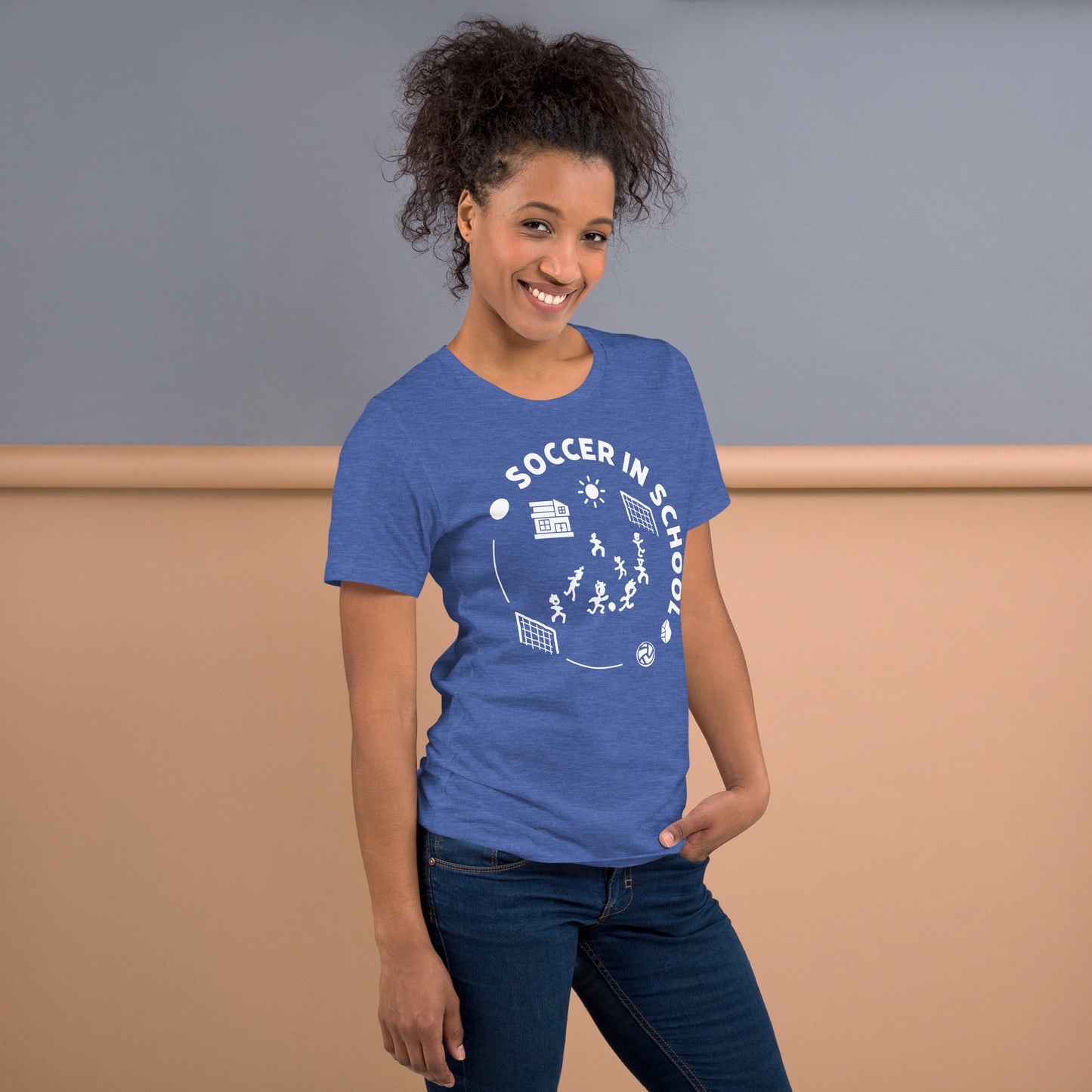 Soccer in School Tribal Soccer Tee